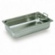 Container with droped handles stainless steel GN 1/2 H 100 mm