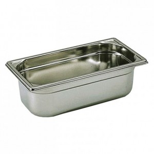 Container without handle stainless steel GN 1/3 H 100 mm