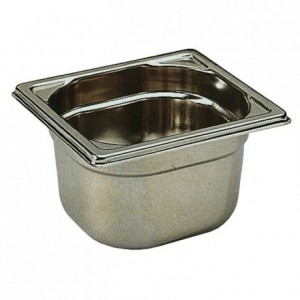 Container without handle stainless steel GN 1/6 H 65 mm