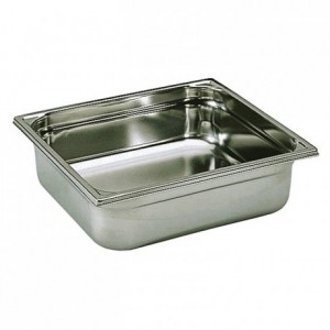 Container without handle stainless steel GN 2/3 H 40 mm