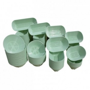 Banneton rond aéré polypropylène Ø 230 mm H 86 mm