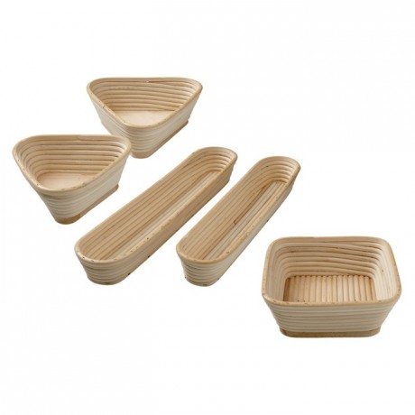 Banneton triangle en osier moule bie 180 x 180 x 85 mm