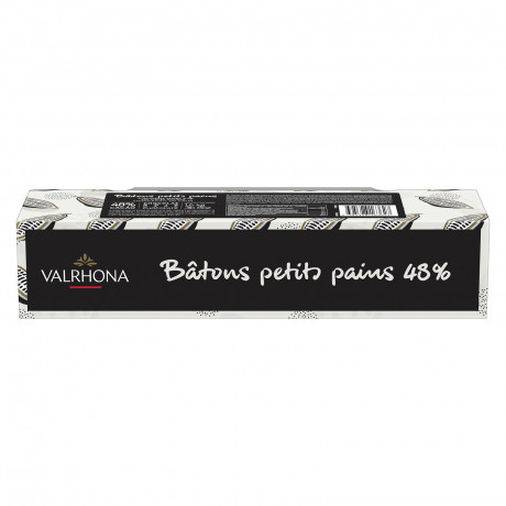 Dark chocolate sticks 55% for chocolatines 5,3 g x 300 pieces