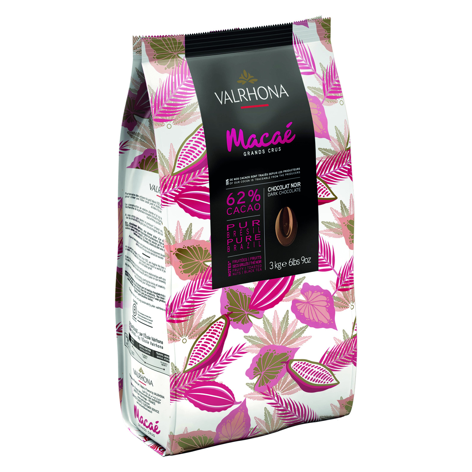 M-Chocolat Poche Popcorn Dark 185g - Crunchy Caramelized Popcorn Coated in Rich 70