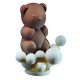 Mould chocolate teddy bear "Ourson" 14 cm