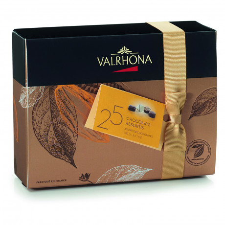 Box of 25 assorted fine chocolates 230 g