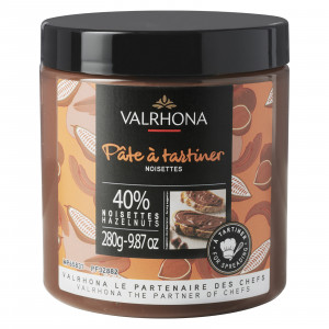Pâte à tartiner 40% noisette Valrhona 280 g