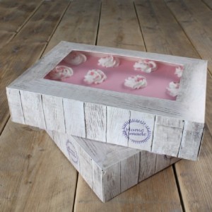 FunCakes Cake Box Pure 36x25x8cm pk/2
