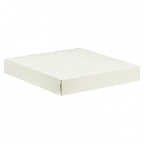 White tart box 260 x 260 mm (50 pcs)