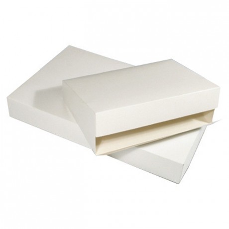 White catering box with micro corrugated reinforced base 620 x 420 mm (25 pcs)