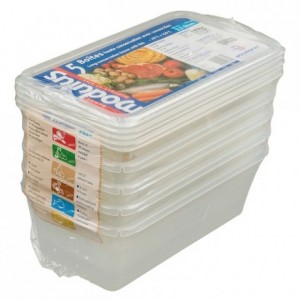 Boite rigide GN 1/3 325 x 176 x 150 mm (lot de 5)