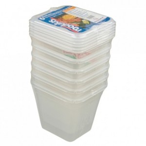 Boite rigide GN 1/6 176 x 162 x 100 mm (lot de 6)