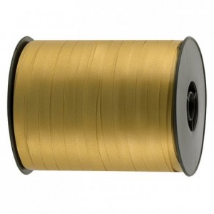 Gift wrap ribbon gold 500 m x 7 mm