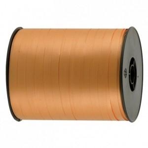 Gift wrap ribbon orange 500 m x 7 mm