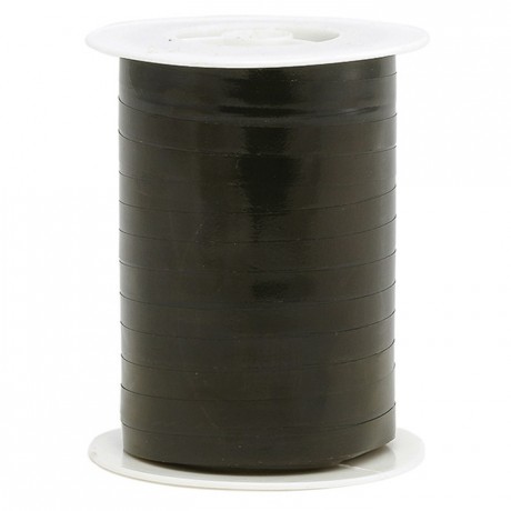 Bolduc miroir bobine noir 250 m x 7 mm