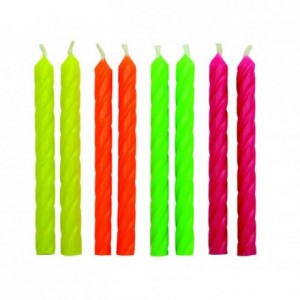 PME Candles Neon Spiral Pk/24