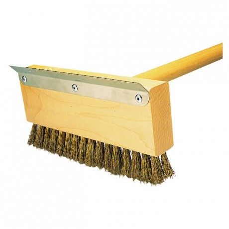 Oven brush / scrapper with handle 200 x 109 mm