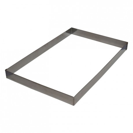 Heavy cake frame stainless steel H45 400x300 mm
