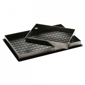 Entremets frames for relief mat stainless steel 550 x 355 mm