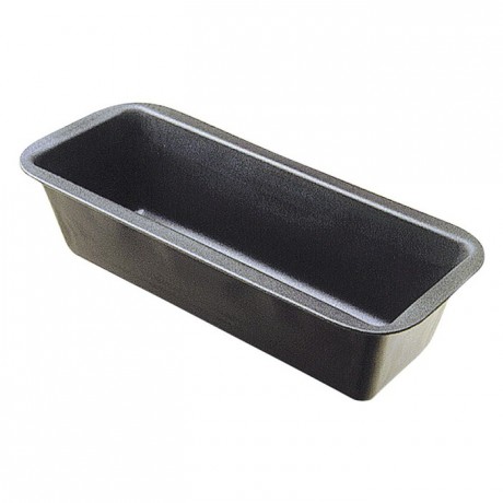Rectangular cake mould stamped non-stick 280x100 mm (pack of 3)
