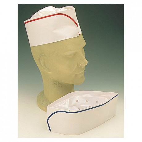 Adjustable paper blue line cap (100 pcs)