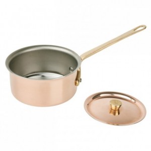 Small sauce pan Elegance copper/stainless steel Ø 90 mm