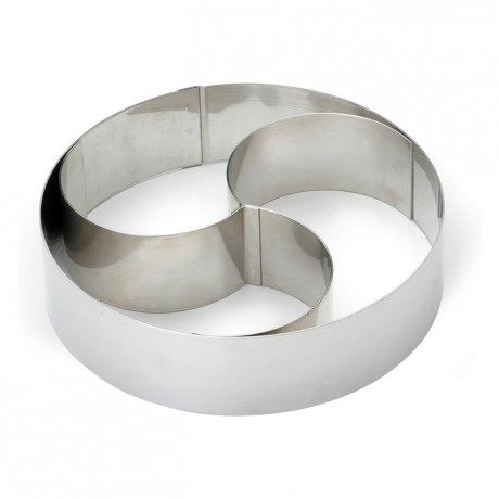 Ice cream cake ring stainless steel H60 Ø180 mm