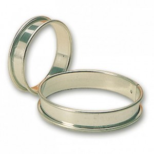Tart ring stainless steel Ø 60 mm H 16 mm (6 pcs)