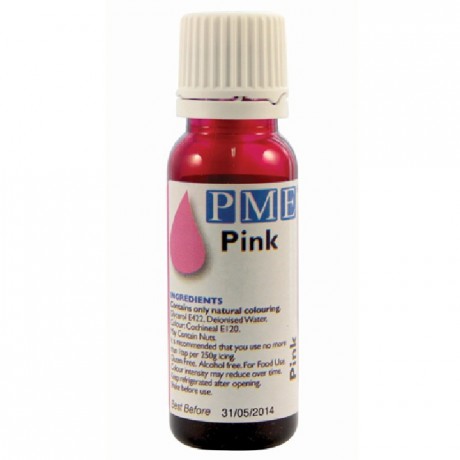 PME Natural Food Colour Pink 25g