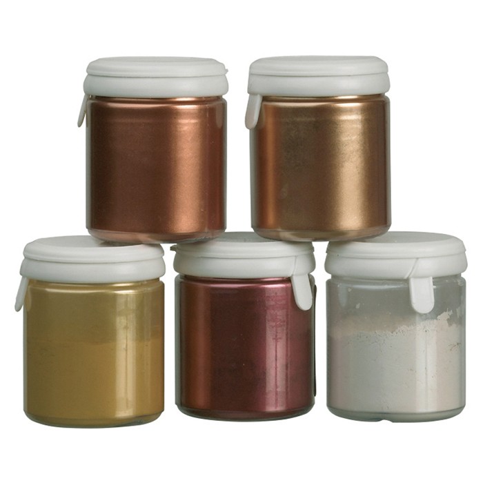 Colorant alimentaire en poudre effet perlé Cuivre, 25 g