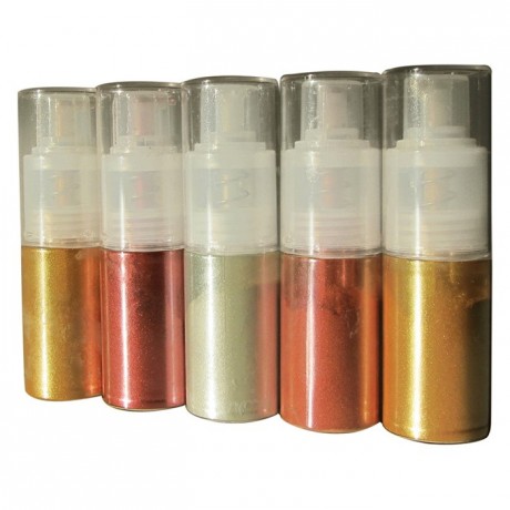 Colorant poudre en atomiseur or clair 10 g