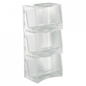 Stackable container (3 pcs)