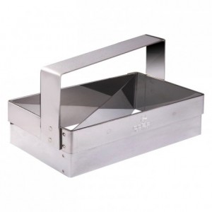 Croissant cutter small stainless steel 100x65 mm