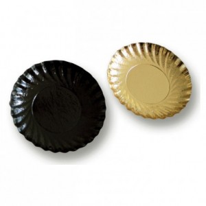 Mini-plate gold round Ø 90 mm (2000 pcs)