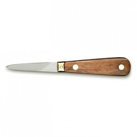 Oyster knife with brasilian rosewood handle