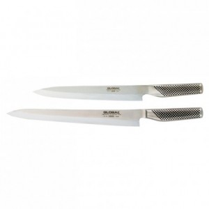 Couteau à poisson Yanagi Sashimi Global G11 Série G L 250 mm droitier