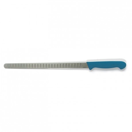 Couteau à saumon manche bleu L 310 mm