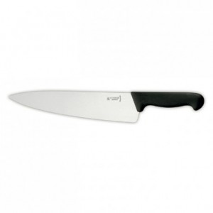 Couteau de cuisine Chef manche noir L 260 mm