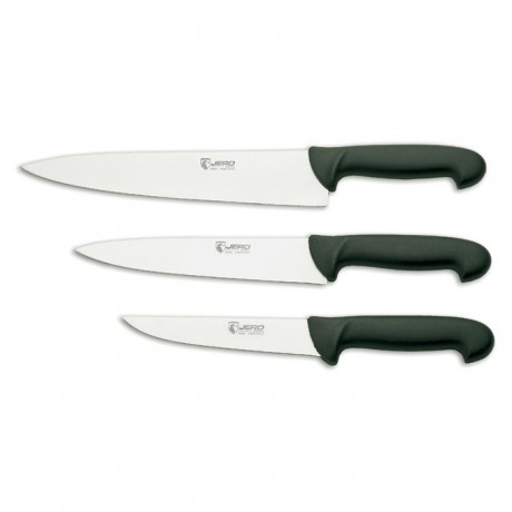 Couteau de cuisine Ecoline manche noir L 150 mm