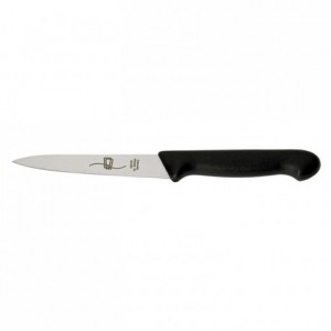 Couteau de cuisine tous usages manche noir L 130 mm