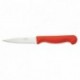 Couteau d'office manche rouge L 90 mm