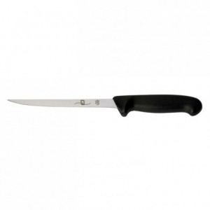Couteau filet de poisson manche noir L 180 mm
