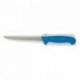 Couteau filet de poisson manche bleu L 180 mm
