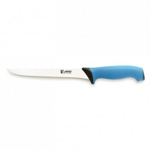 Couteau filet de sole manche bleu L 180 mm