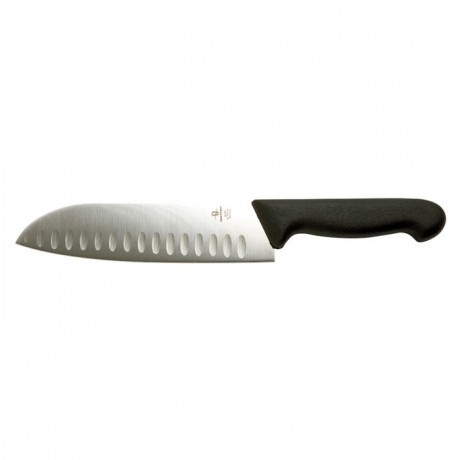Santoku knife black L 180 mm