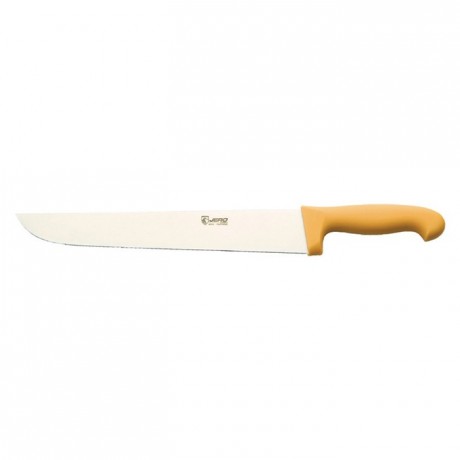 Butcher's knife yellow handle L 315 mm