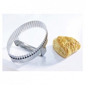 Apple turnover cutter with handle stainless steel 170 x 125 mm