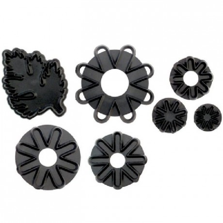 JEM Chrysanthemum Daisies and Leaf Cutter Set/7
