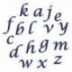 FMM Alphabet tappits Lower Case SCRIPT