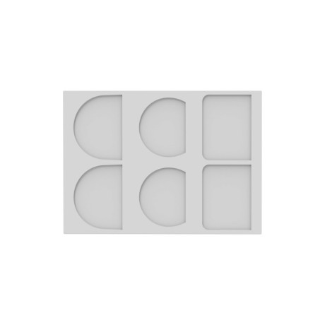 Moule silicone chablon bûche pour embouts